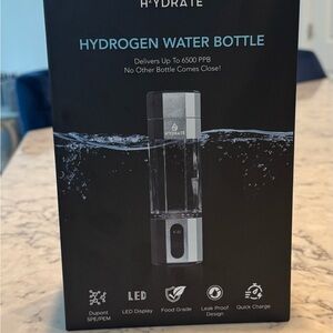 Hydrate Hydrogen Water Bottle with LED Display